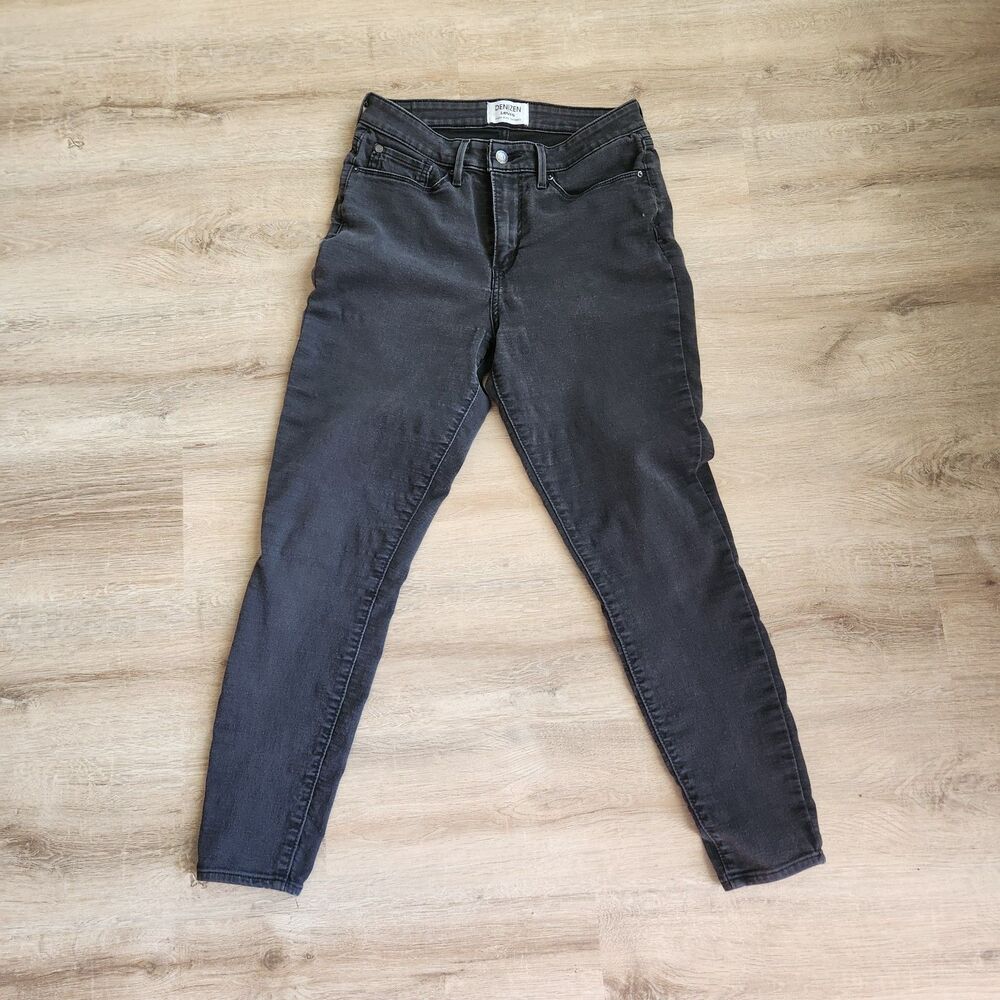 Denizen Levi High Rise Skinny Black Stretch Jeans / Women’s Size 10S 30x30